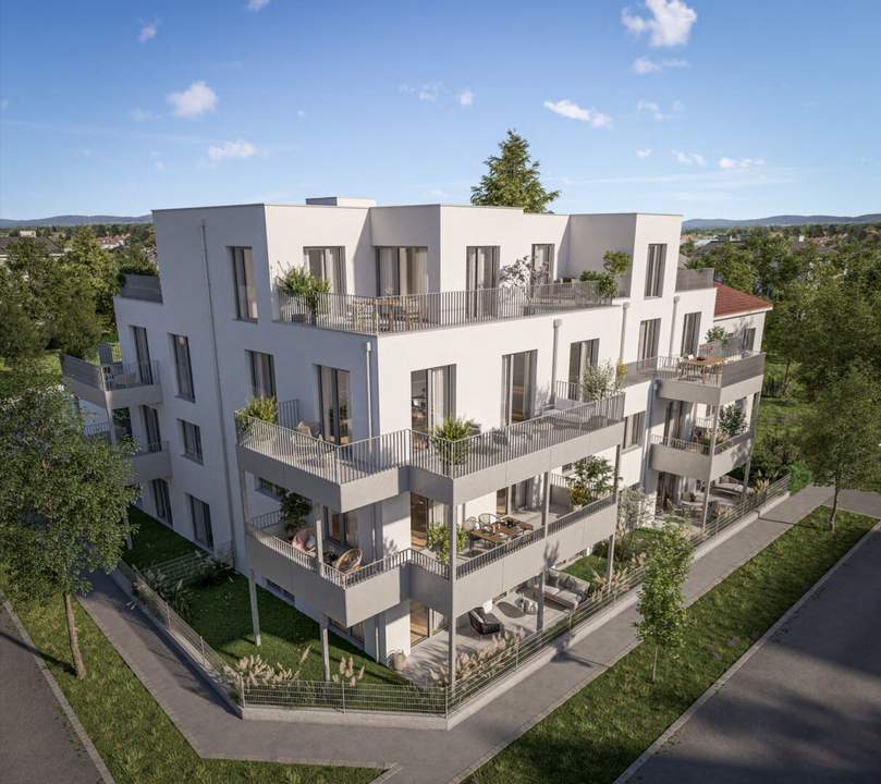 Provisionsfreier Erstbezug! Dreizimmerwohnung mit Balkon und Garagenplatz