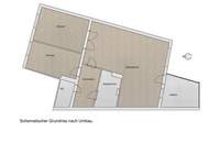 Erstbezug nach Sanierung: 3 Zimmer Wohnung mit Balkon und Garage