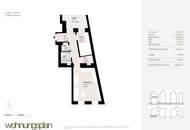 Stilvolle 2-Zimmer-Wohnung mit Loggia