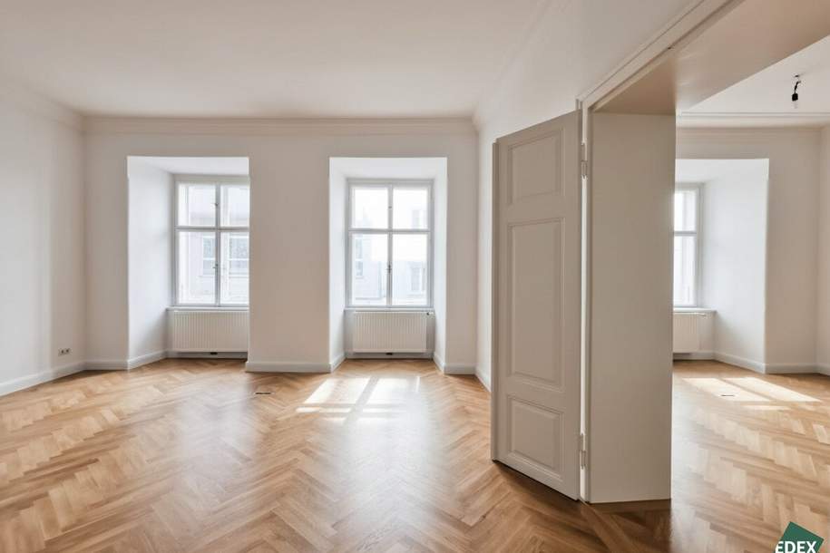 Schönes Altbau-Büro in exklusiver Lage, Gewerbeobjekt-miete, 4.229,13,€, 1010 Wien 1., Innere Stadt