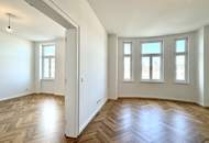 SANIERTE ALTBAUPERLE MIT BALKON I Belvedere &amp; Schweizergarten Nähe I Barrierefreier Zugang mit Lift I Fischgrätparkett &amp; Fußbodenheizung I perfekte öffentliche Anbindung