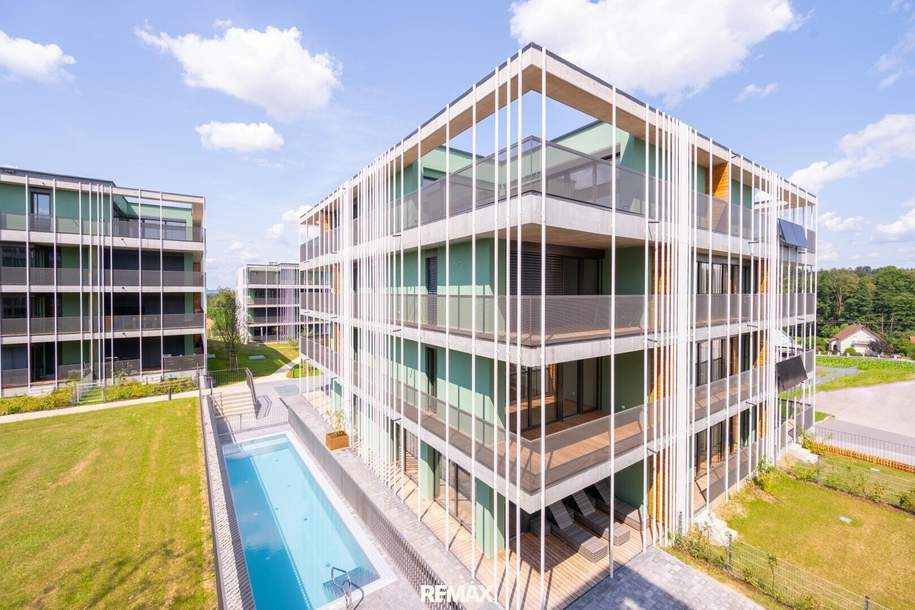 Bezugsfertig - Dachgeschosswohnung + 50 m² Dachterrasse - TASSILO VILLEN - Wohnen wie im Urlaub I HAUS B I TOP - B42, Wohnung-kauf, 449.177,€, 4540 Steyr-Land
