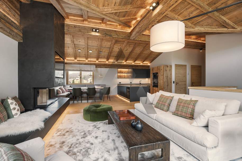 Neubau: Chalet "Brixental" an der Skiwiese in bester Panoramalage - Kirchberg in Tirol, Wohnung-kauf, 4.600.000,€, 6365 Kitzbühel