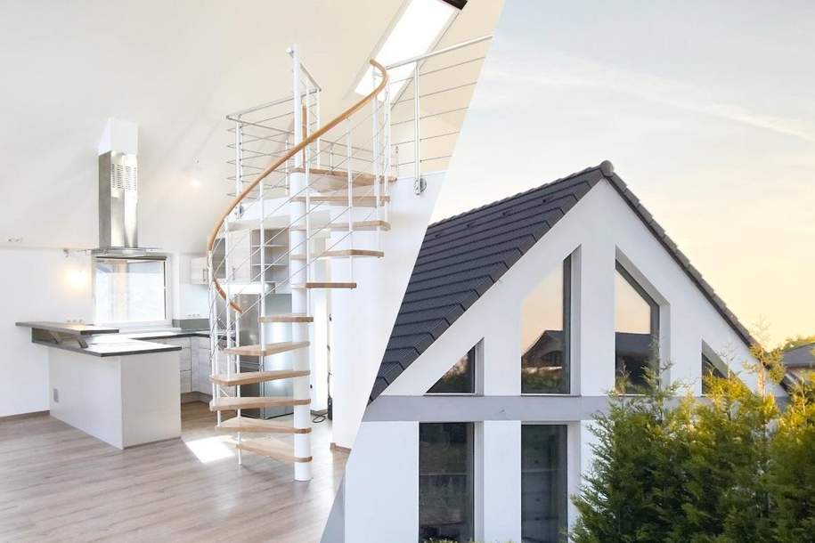 Grünlage - Designer Loft mit Galerie und Garten, Wohnung-miete, 1.199,00,€, 3100 Sankt Pölten(Stadt)