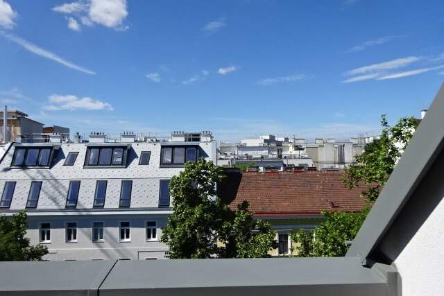 Dachgeschoss mit Klimaanlage, 2 Zimmer, Terrasse, 4 Minuten zur U1, 6. Liftstock, Wohnung-miete, 995,00,€, 1020 Wien 2., Leopoldstadt