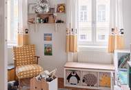 Balkon-Altbauwohnung 3 Zi und 21m² Balkon in Hofruhelage