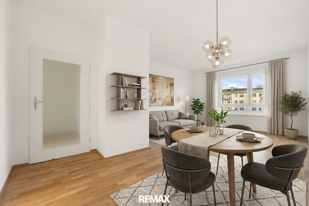 Unschlagbarer Preis in Top-Lage! Helle 4,5-Zimmer-Loggiawohnung am Kreuzbergl