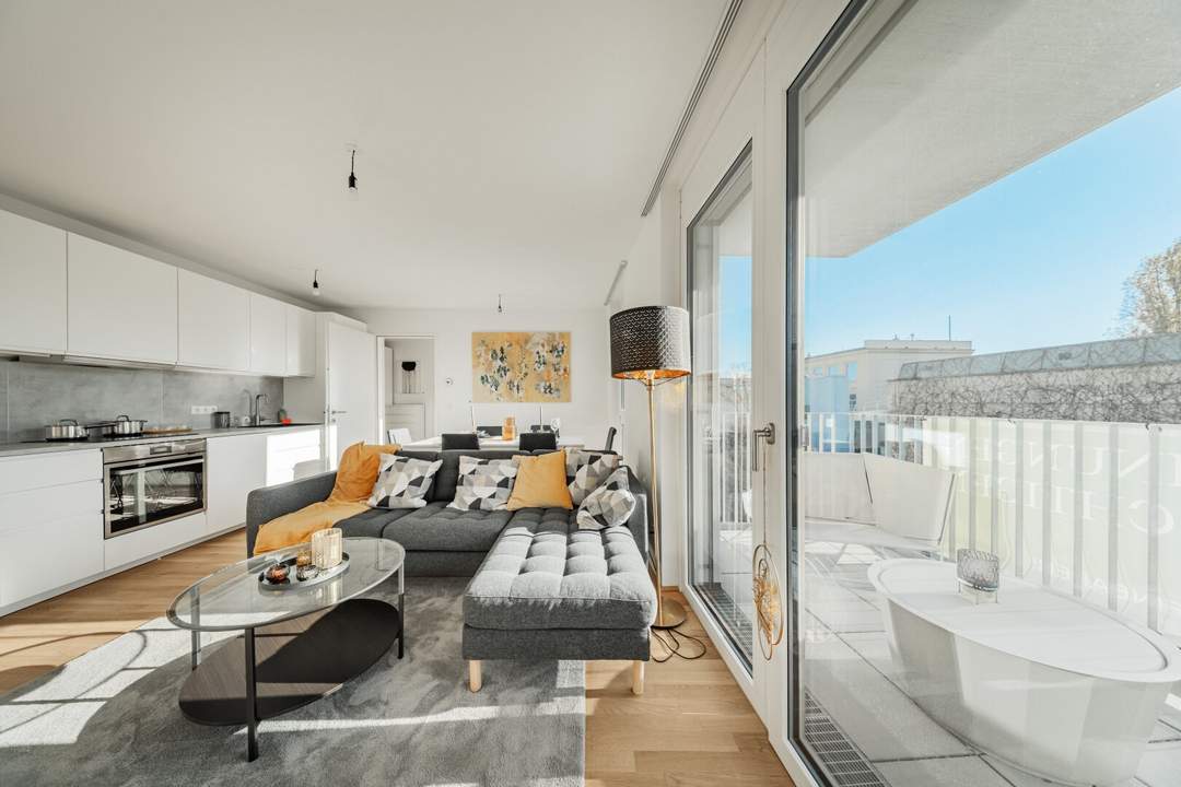 ERSTBEZUG >> moderne Wohnung im 4. OG, sonnig mit Balkon >> TOP LAGE