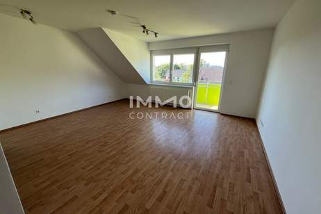 Helle 3-Zi-DG-Wohnung mit Balkon & Stellplatz in Pöchlarn, 78m², Miete €998 - Förderbar, Wohnung-miete, 998,06,€, 3380 Melk