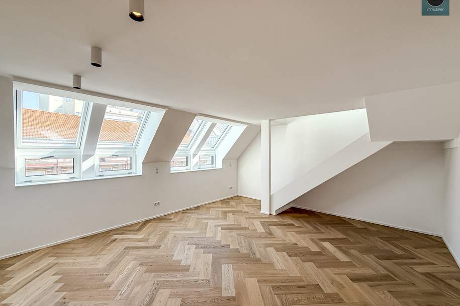 Elevate 1090 – Erstbezug: Luxus Dachgeschoss - Maisonette Wohnung (klimatisiert) mit Balkon und Terrasse nahe U6 Alser Straße, AKH!, Wohnung-kauf, 798.000,€, 1090 Wien 9., Alsergrund