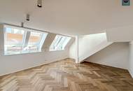 Elevate 1090 – Erstbezug: Luxus Dachgeschoss - Maisonette Wohnung (klimatisiert) mit Balkon und Terrasse nahe U6 Alser Straße, AKH!