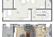 Reihenhaus in feiner, "privater" Anlage - erweiterter Rohbau! PROVISIONSFREI