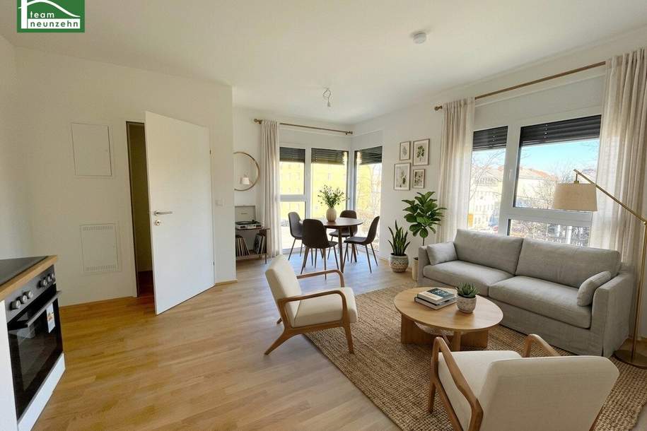 Moderner Wohnkomfort in idealer Lage - Gut geschnittene 2-Zimmer-Wohnung - Nähe Graz Hauptbahnhof - JETZT ANFRAGEN, Wohnung-miete, 668,61,€, 8020 Graz(Stadt)