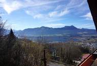 RARITÄT! Ein- oder Zweifamilienhaus in Top - Lage am Mondseeberg mit atemberaubender Aussicht (teilweise noch Rohbau)