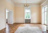 Herrschaftliche Wohnung in historischer Villa | über 440m² Garten & möglicher Infinity Pool | ca. 4,40 m Raumhöhe | sanierungsbedürftig | U-Bahnnähe
