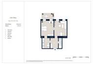 Helle 2-Zimmer Wohnung mit Balkon, Nähe Meiselmarkt