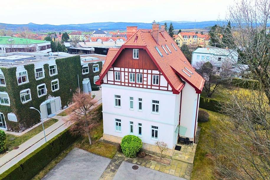 EXKLUSIVES INVESTMENT ODER EIGENNUTZUNG! Villa mit 4 Wohneinheiten im Zentrum!, Haus-kauf, 1.500.000,€, 2620 Neunkirchen