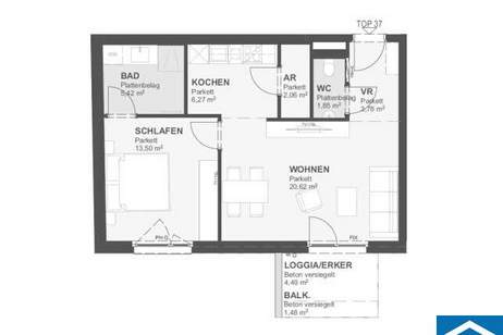 "Bonsai" - Ihr neues Investment im Grünen Wiens, Wohnung-kauf, 347.700,€, 1220 Wien 22., Donaustadt