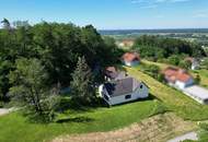 Gemütliches Einfamilienhaus mit 5 Zimmer, Garage und Holzhütte in sonniger erhöhter Ruhelage mit Weitblick