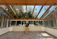 Sanierte großzügige und lichtdurchflutete Bürofläche mit Blick ins Grüne - rd. 174 m2, 5 Zimmer, 2 WCs und rd. 29 m2 klimatisierter Wintergarten in Wien-Liesing