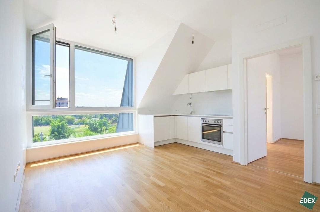 Exklusive 2‑Zimmer-Wohnung mit sonniger Terrasse und Weitblick über Wien
