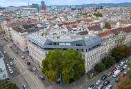 "Exklusives Wohnerlebnis im stilvollen Dachgeschoss mit Donaublick und Garage am Anfang der Rasumofskygasse"