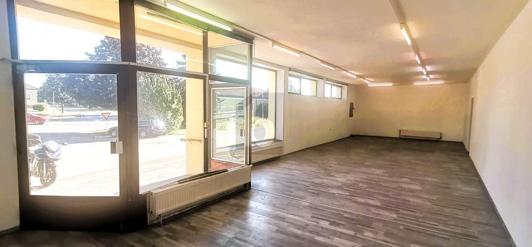 RAUCHENWARTH - BREITES SCHAUFENSTER - GROSSZÜGIGE BÜRO/ARBEITS/LAGERFLÄCHE