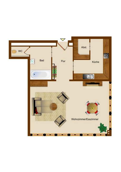 Vermietete Eigentumswohnung mit herrlicher Aussicht!