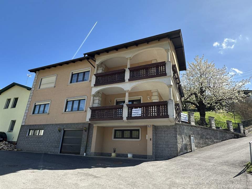 sehr gepflegtes Wohnhaus mit traumhaftem Blick auf die Burg