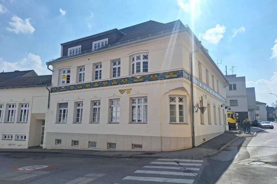Bürofläche im 1. Obergeschoss eines Altbaugebäudes, Gewerbeobjekt-miete, 2.072,41,€, 7000 Eisenstadt(Stadt)