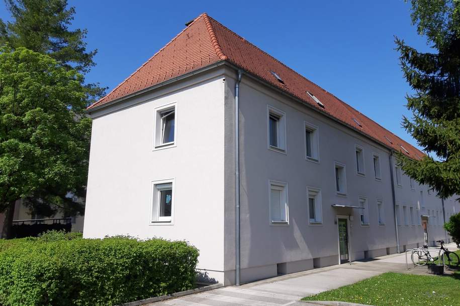 Gemütliche 3-Zimmer-Wohnung mit lichtdurchfluteten Räumen, traumhaftem Grünblick, durchdachtem Grundriss und vielseitigen Gestaltungsmöglichkeiten in hervorragender Lage!, Wohnung-miete, 509,60,€, 4400 Steyr(Stadt)