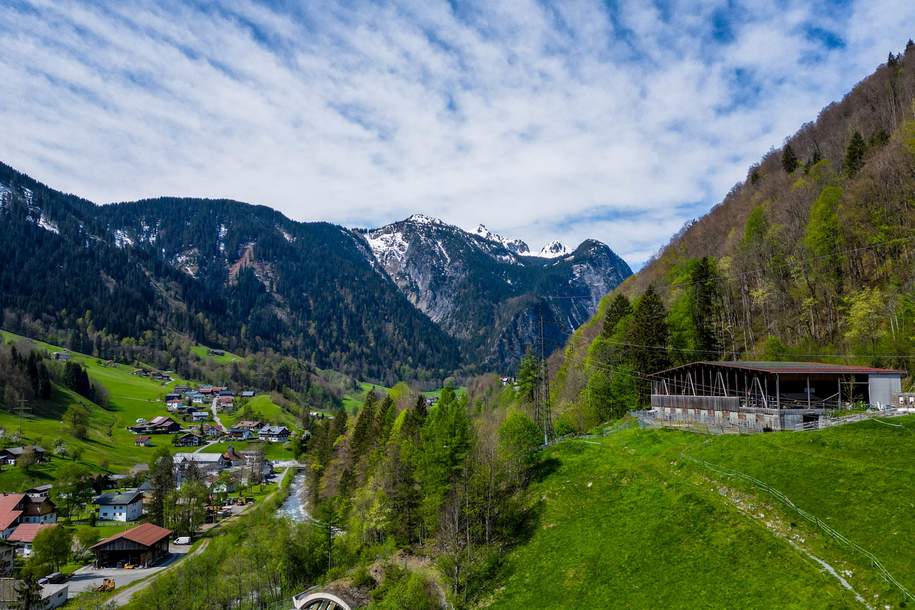 Dein Traum vom eigenen Pferdehof wird wahr! Moderne Reithalle in Dalaas zum Verkauf!, Gewerbeobjekt-kauf, 1.100.000,€, 6752 Bludenz