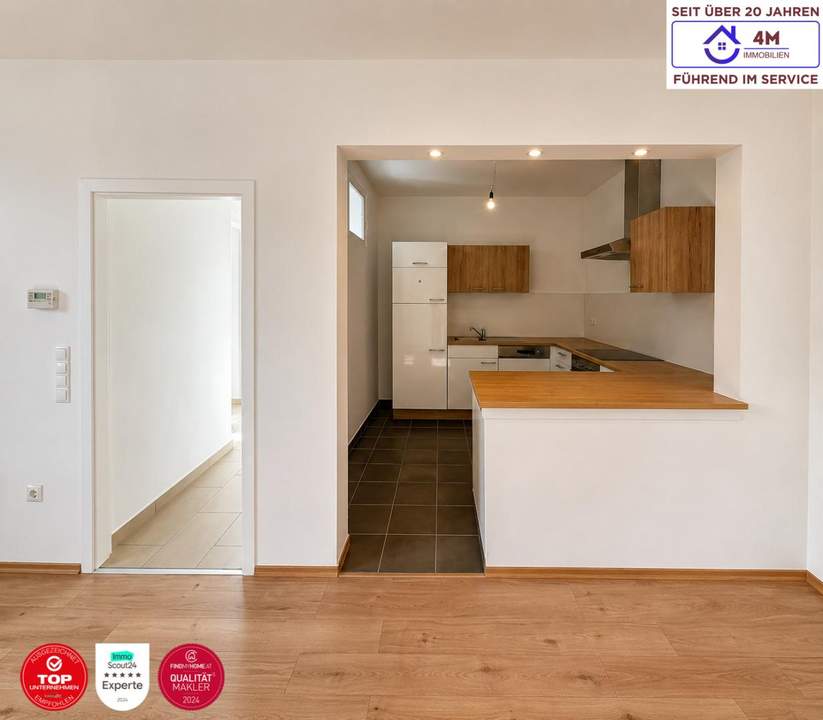 2 Zimmer Gartenwohnung mit Terrasse & Parkplatz nahe Wien