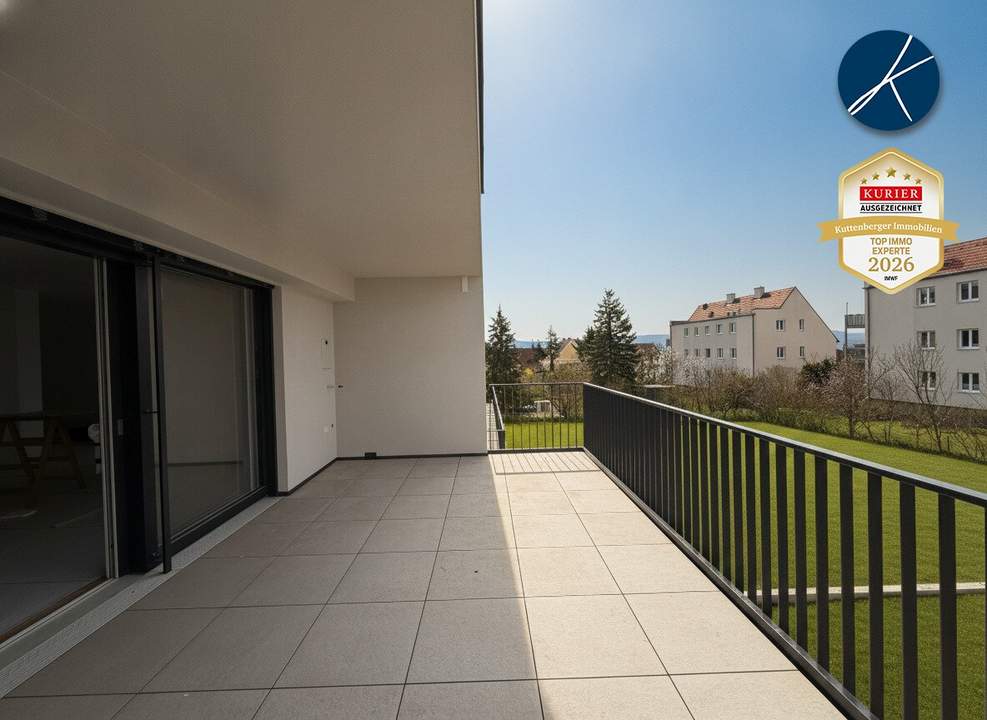 Familienwohnung mit 22m² Balkon (Top 8) - Erstbezug!