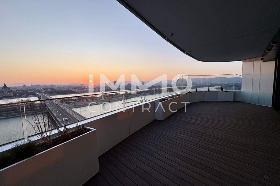 Atemberaubendes Apartment mit großzügigem Balkon, ganz Wien im Blick (Gym, Pool, Sauna, Doorman uvm), Wohnung-kauf, 1.890.000,€, 1220 Wien 22., Donaustadt