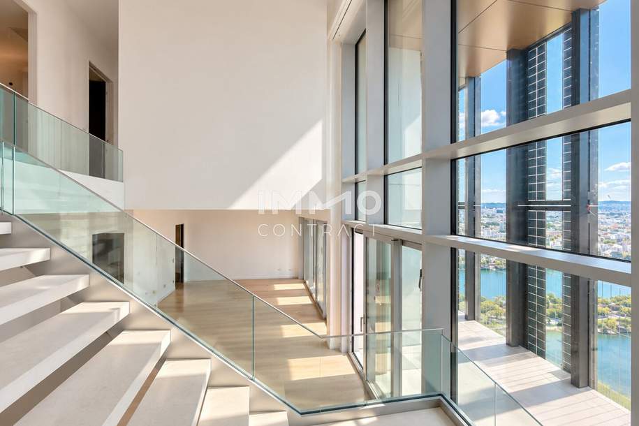Penthouse Level 51 in DC2 Tower | Exclusive Living Above the Danube, Wohnung-miete, 1.100,00,€, 1220 Wien 22., Donaustadt