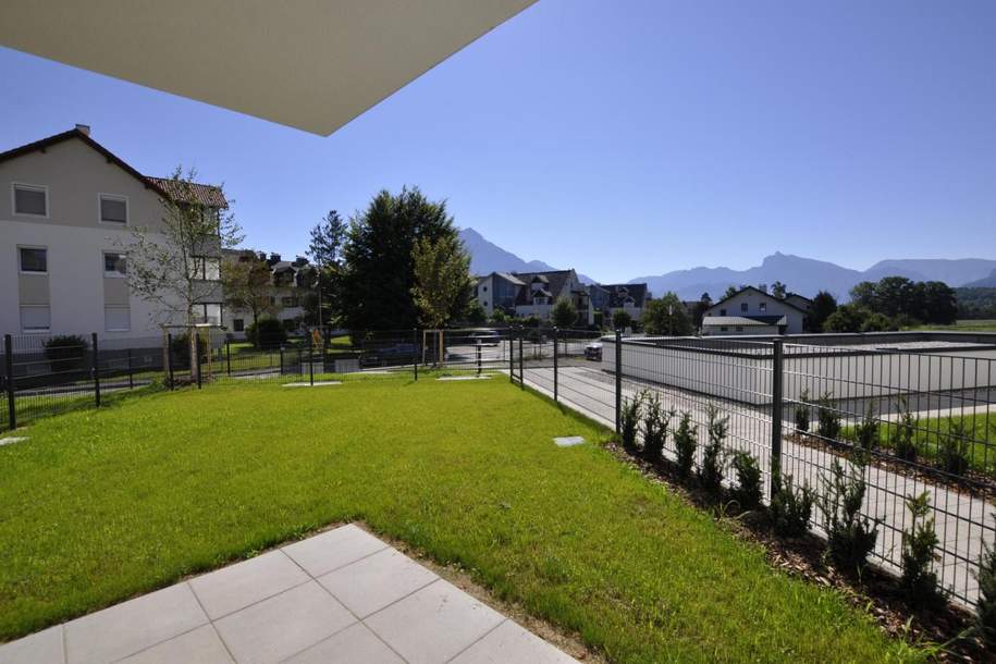 Moderne, sonnige Erdgeschoßwohnung mit Eigengarten und Tiefgarage, Wohnung-miete, 990,00,€, 4813 Gmunden