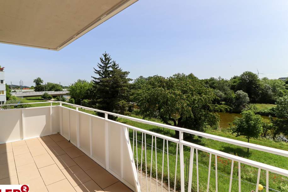 **Blick auf die Traisen** Helle Neubauwohnungen direkt an der Traisen, Wohnung-kauf, 339.900,€, 3100 Sankt Pölten(Stadt)