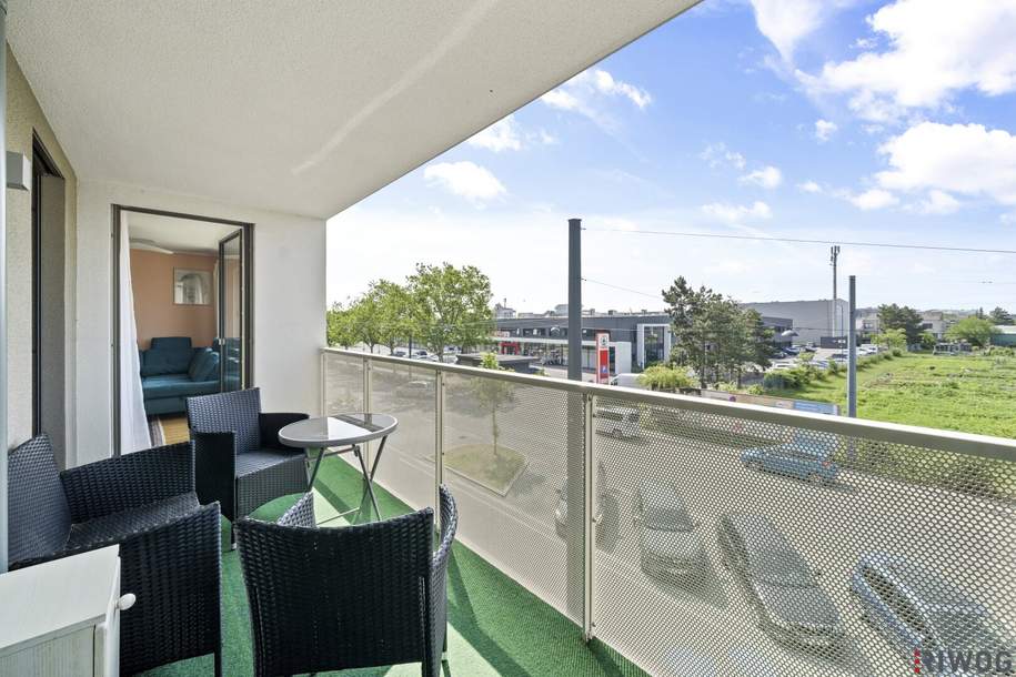 Balkonwohnung inkl Stellplatz mit E-Ladestation *** Grün- und Fernblick in Erlaa *** zwischen Altmannsdorfer Straße und Brunner Straße, Wohnung-kauf, 479.000,€, 1230 Wien 23., Liesing