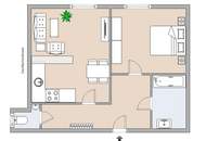 Schöne Wohnung mit Wohnküche im 1. Stock