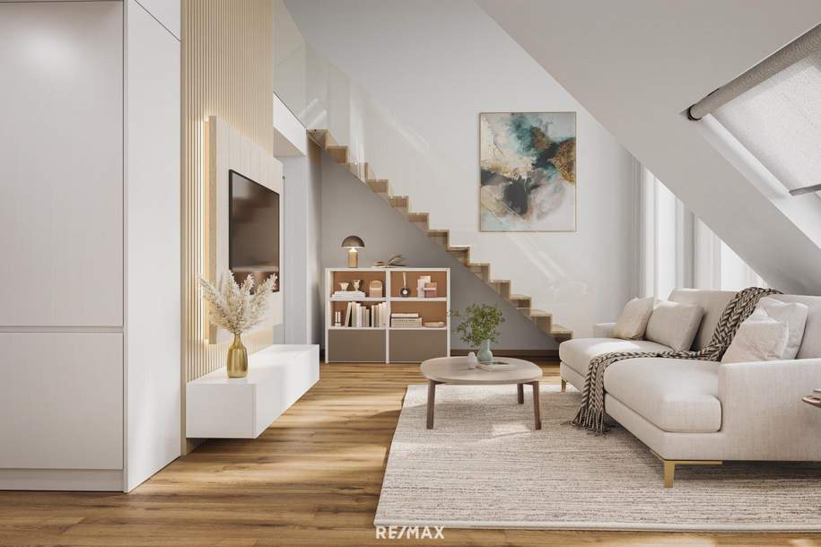 ERSTBEZUG I MAISONETTE-DACHGESCHOSS I TERRASSE I 2x BALKON I PROVISIONSFREI, Wohnung-kauf, 776.000,€, 1210 Wien 22., Donaustadt