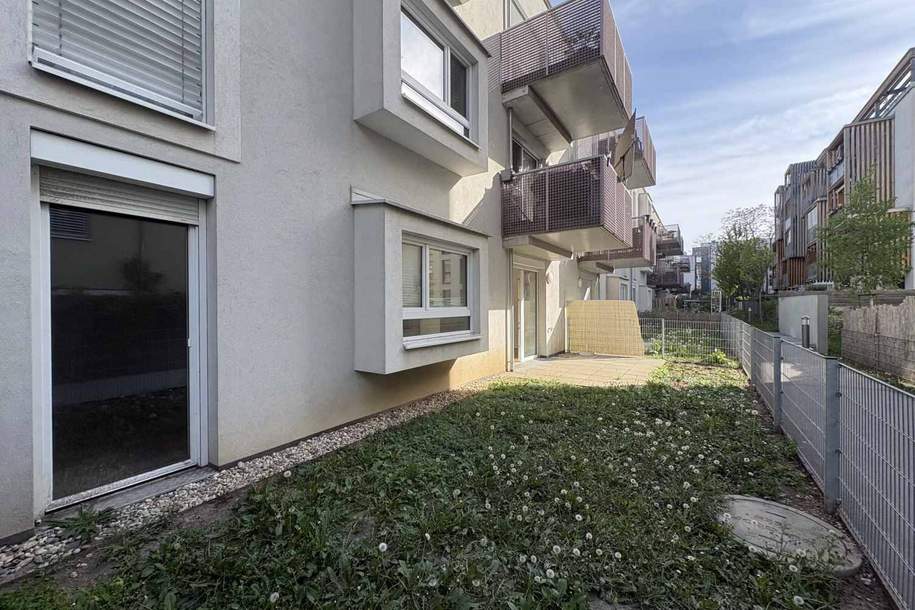 Q11 Leben in Simmering - Schöne Gartenwohnung mit 2 Zimmern, Terrasse und Deckenkühlung!, Wohnung-miete, 996,42,€, 1110 Wien 22., Donaustadt