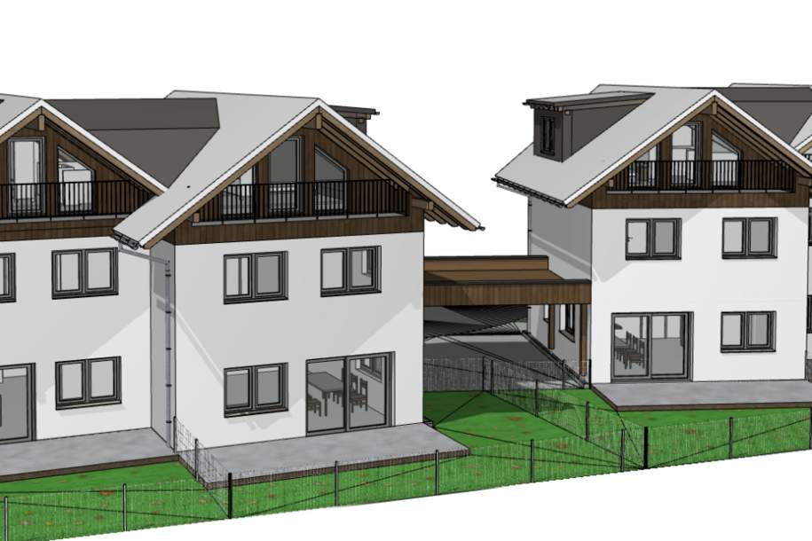 Neubauprojekt: Moderne Doppelhaushälften mit Carport in attraktiver Lage, Haus-kauf, 607.475,€, 5110 Salzburg-Umgebung