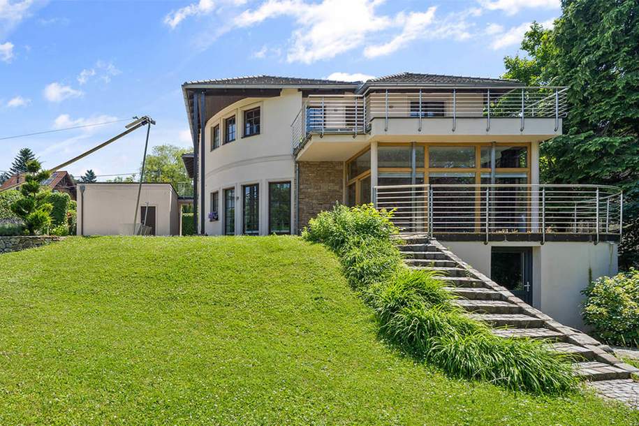 Villa zum Verlieben! Großzügiges Wohnerlebnis und architektonische Raffinesse, Haus-kauf, 2.700.000,€, 1140 Wien 14., Penzing