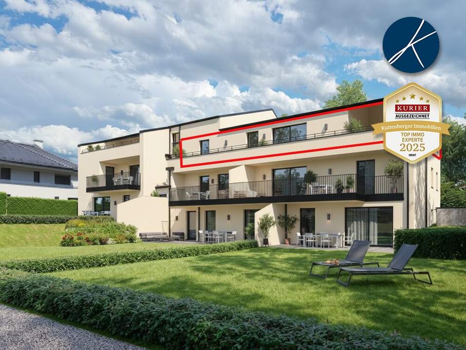 Exklusives Dachgeschoß mit 57m² Terrasse und Sauna (Top 9) - Neubauprojekt am Kremser Steindl