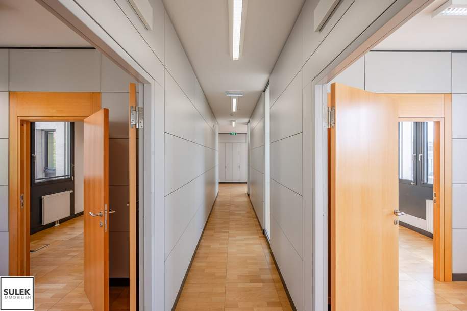 Repräsentatives Neubau-Büro mit Terrasse & Klima | inkl. Heizung & Kühlung | 290 m² in TOP-Lage direkt an der U3 | Garagenplätze, Gewerbeobjekt-miete, 5.771,00,€, 1030 Wien 3., Landstraße