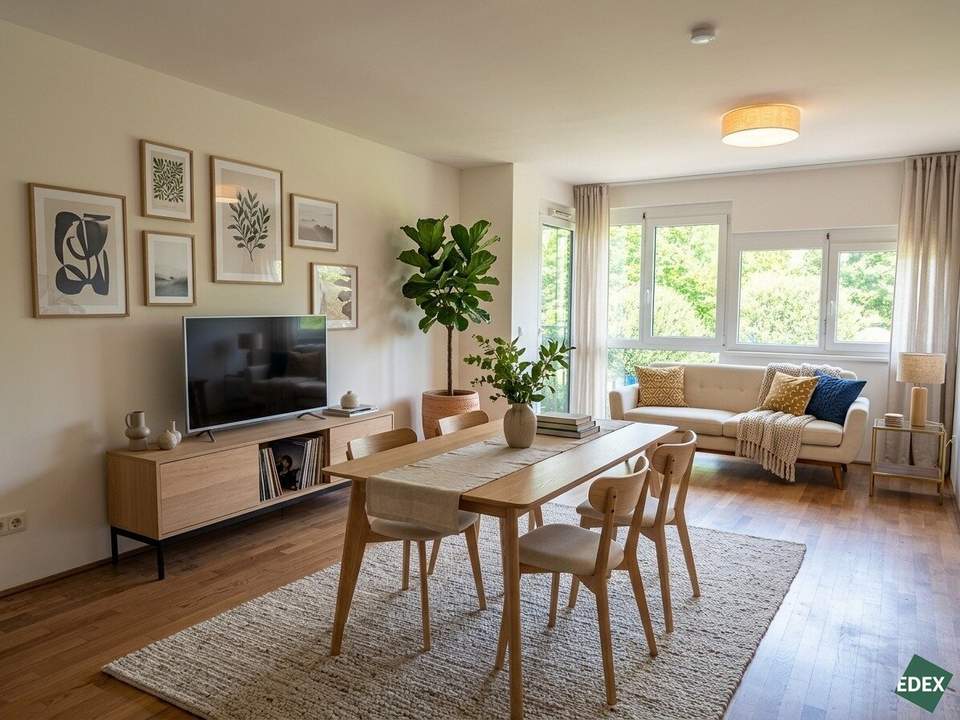 Exklusive 2-Zimmer-Wohnung in Hietzinger Grünlage