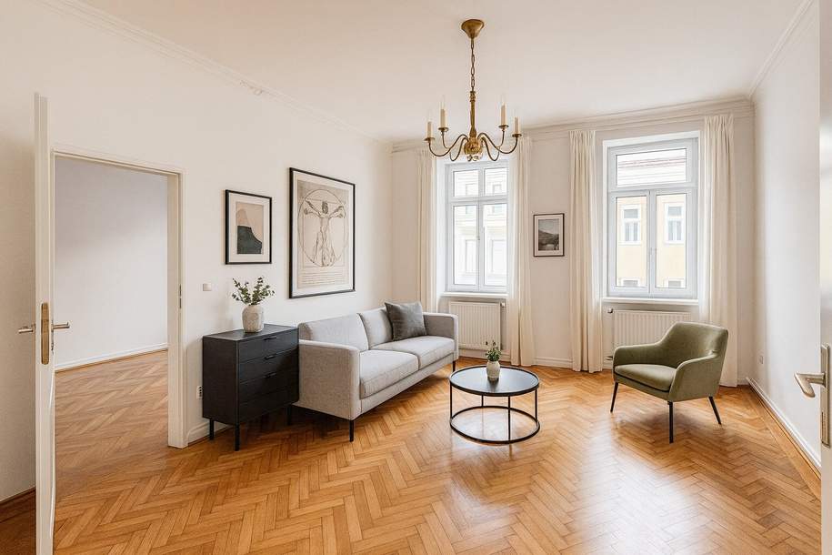 Charmante Altbauwohnung in Meidling – 3. Stock ohne Lift, geplante Aufwertung des Hauses, Wohnung-kauf, 325.000,€, 1120 Wien 12., Meidling