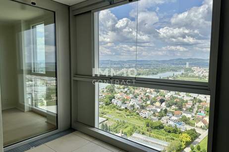 Stadtleben mit Weitblick und Pool: 3 Zimmer Hochhauswohnung zum Verlieben. Provisionsfrei und Erstbezug - U1 Kagran, Wohnung-kauf, 435.000,€, 1220 Wien 22., Donaustadt