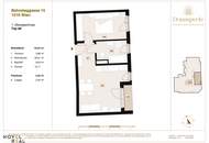 "DONAU PERLE" MODERNE 2-ZIMMER-WOHNUNG MIT LOGGIA UND PARKBLICK! ERSTBEZUG!